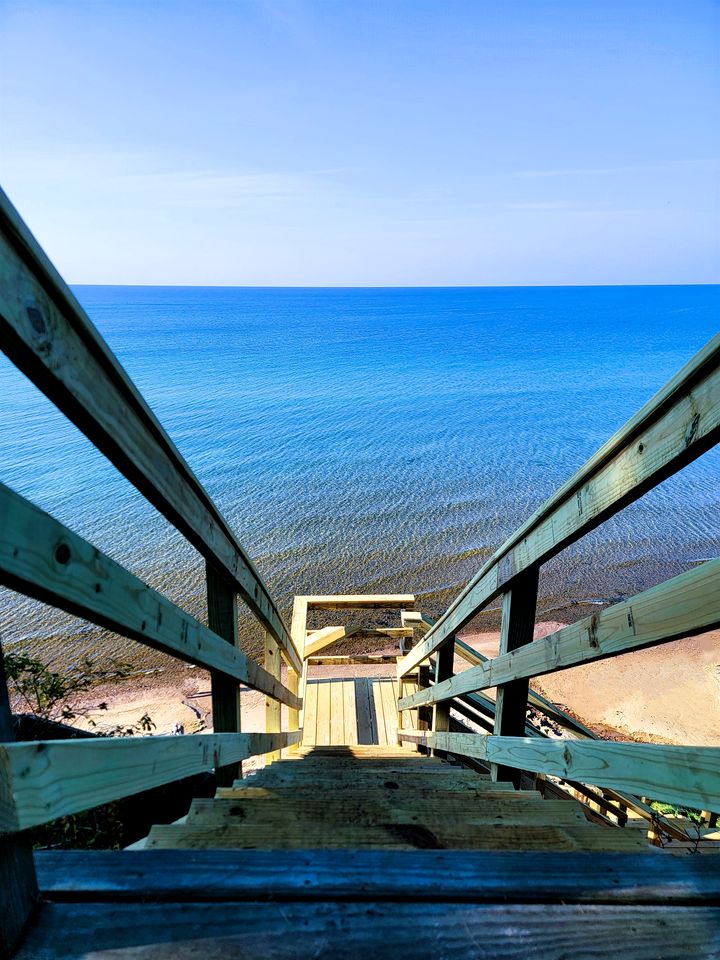 Wonderful Cottage with Lake Access and Great Views in Moran, Michigan