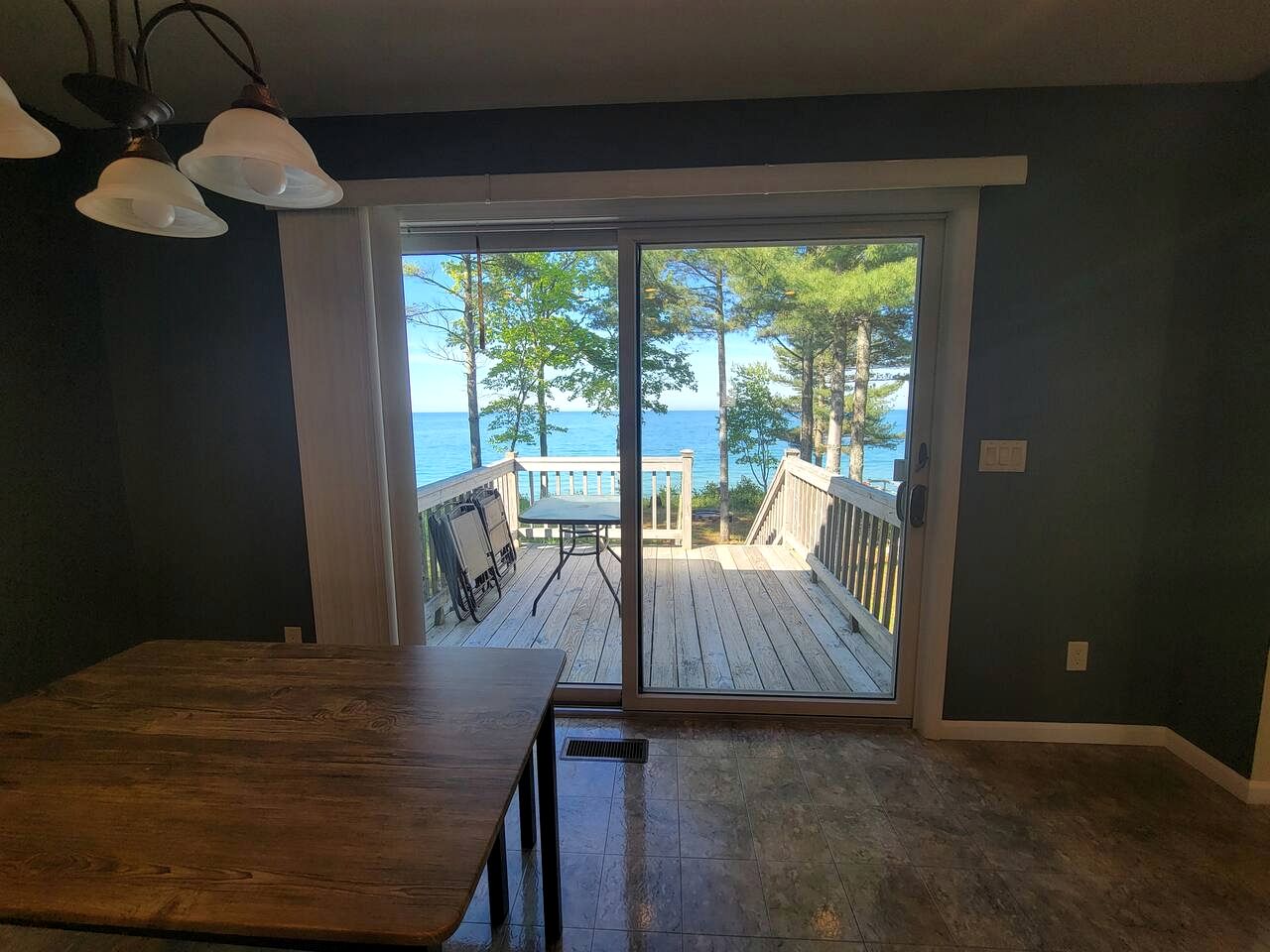 Wonderful Cottage with Lake Access and Great Views in Moran, Michigan