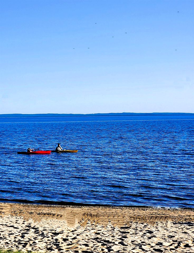 Wonderful Cottage with Lake Access and Great Views in Moran, Michigan