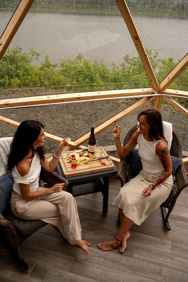 Wonderful Dome Retreat with Hot Tub for Glamping in Flatlands, New Brunswick