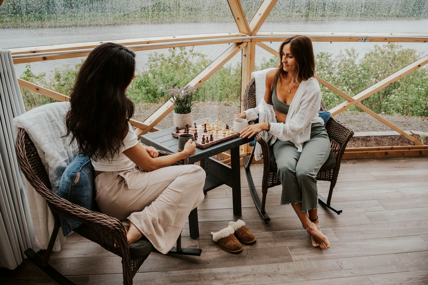 Wonderful Dome Retreat with Hot Tub for Glamping in Flatlands, New Brunswick