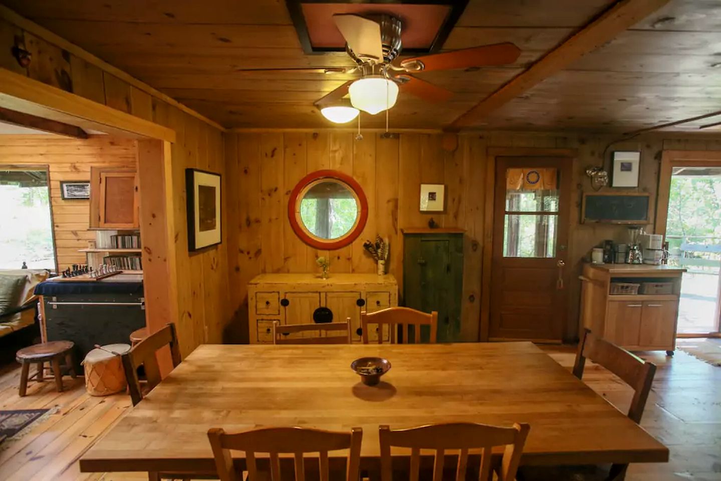 Cozy Cabin Rental with Deck Overlooking a Ravine in Grantsburg, Wisconsin