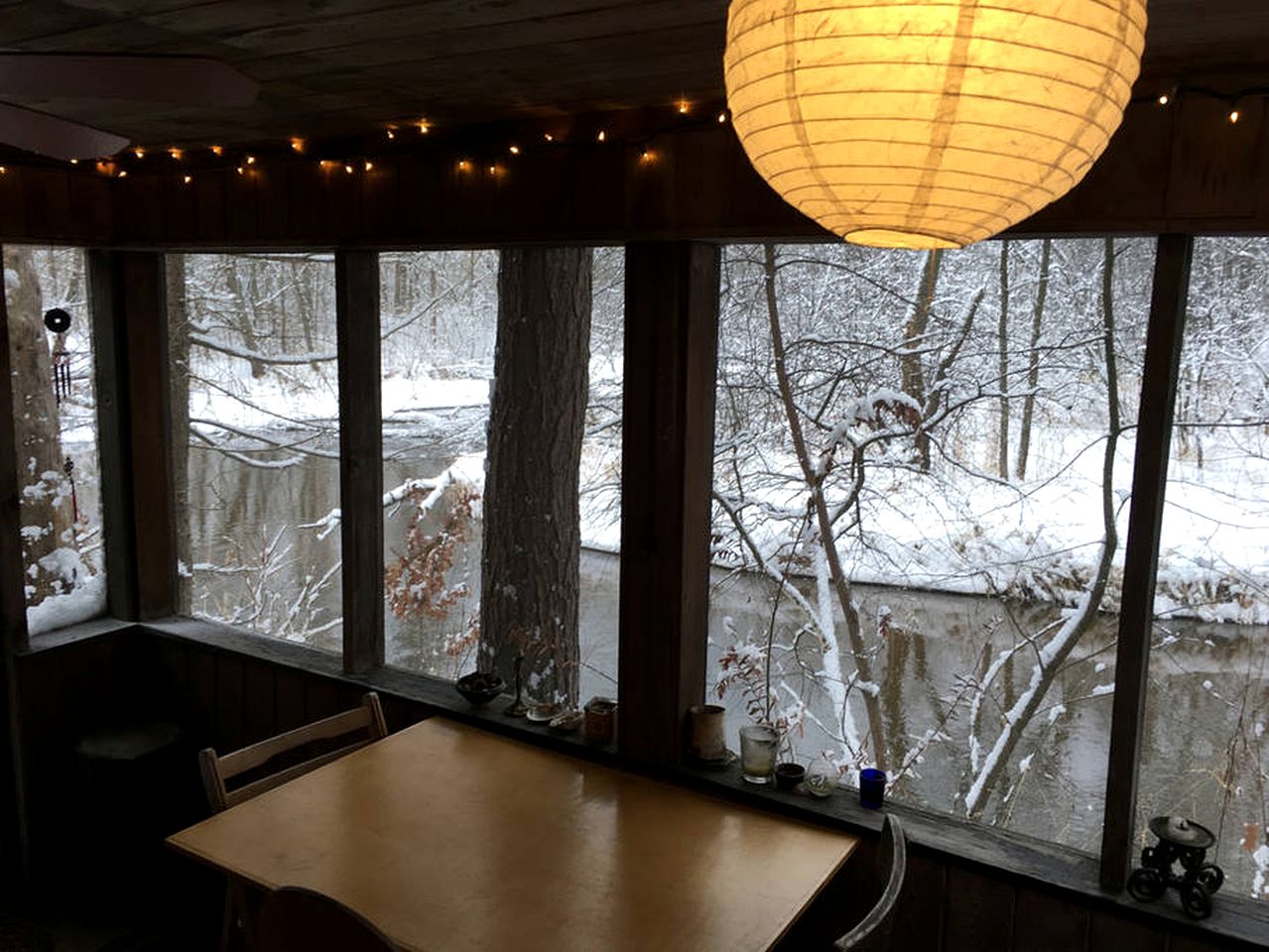 Cozy Cabin Rental with Deck Overlooking a Ravine in Grantsburg, Wisconsin