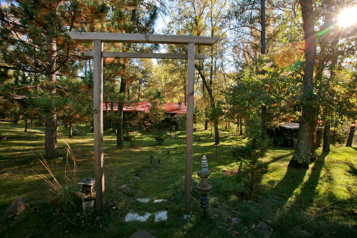 Cozy Cabin Rental with Deck Overlooking a Ravine in Grantsburg, Wisconsin