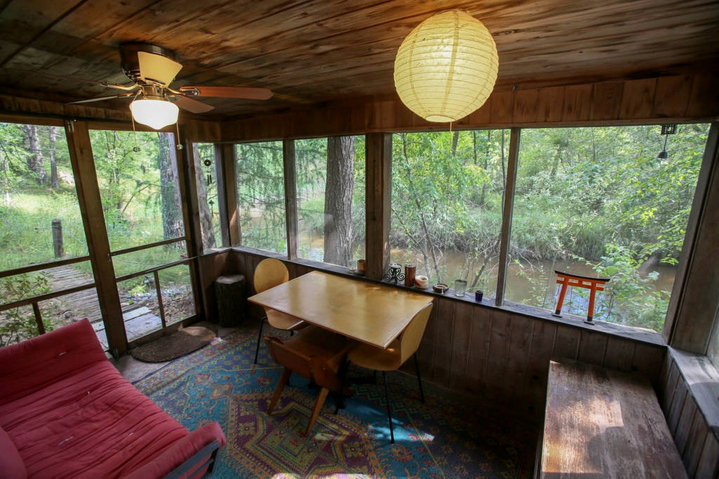 Cozy Cabin Rental with Deck Overlooking a Ravine in Grantsburg, Wisconsin