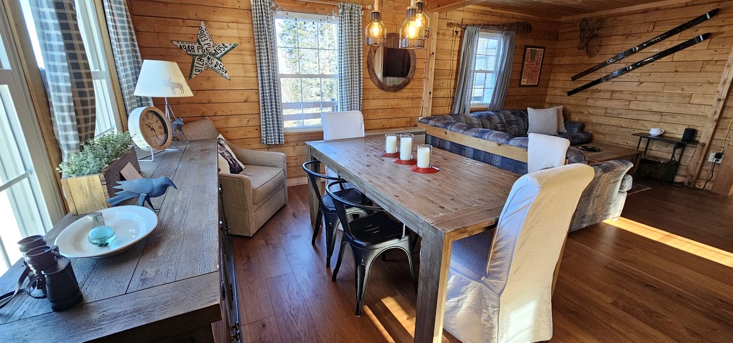 Wooden Cabin with Breathtaking Landscape and Lake Views in Maine