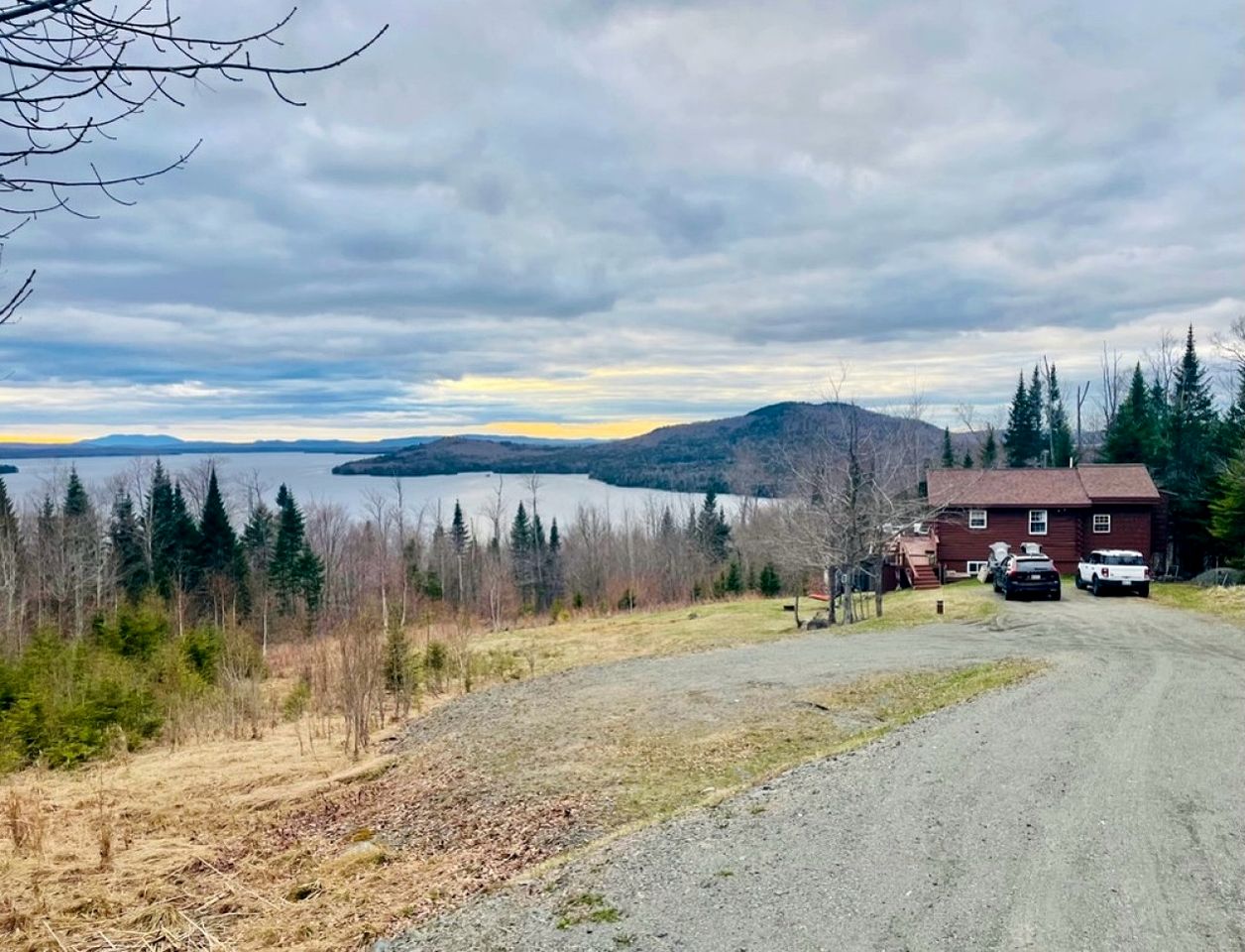 Wooden Cabin with Breathtaking Landscape and Lake Views in Maine