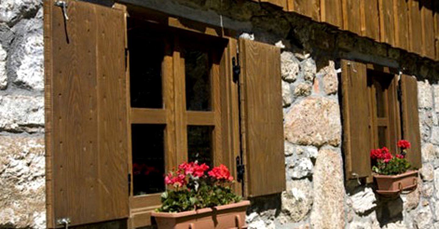 Wooden Huts at Foot of Mount Velebit, Croatia