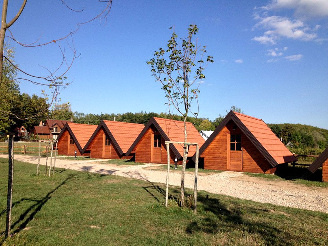 Wooden Huts at Foot of Mount Velebit, Croatia