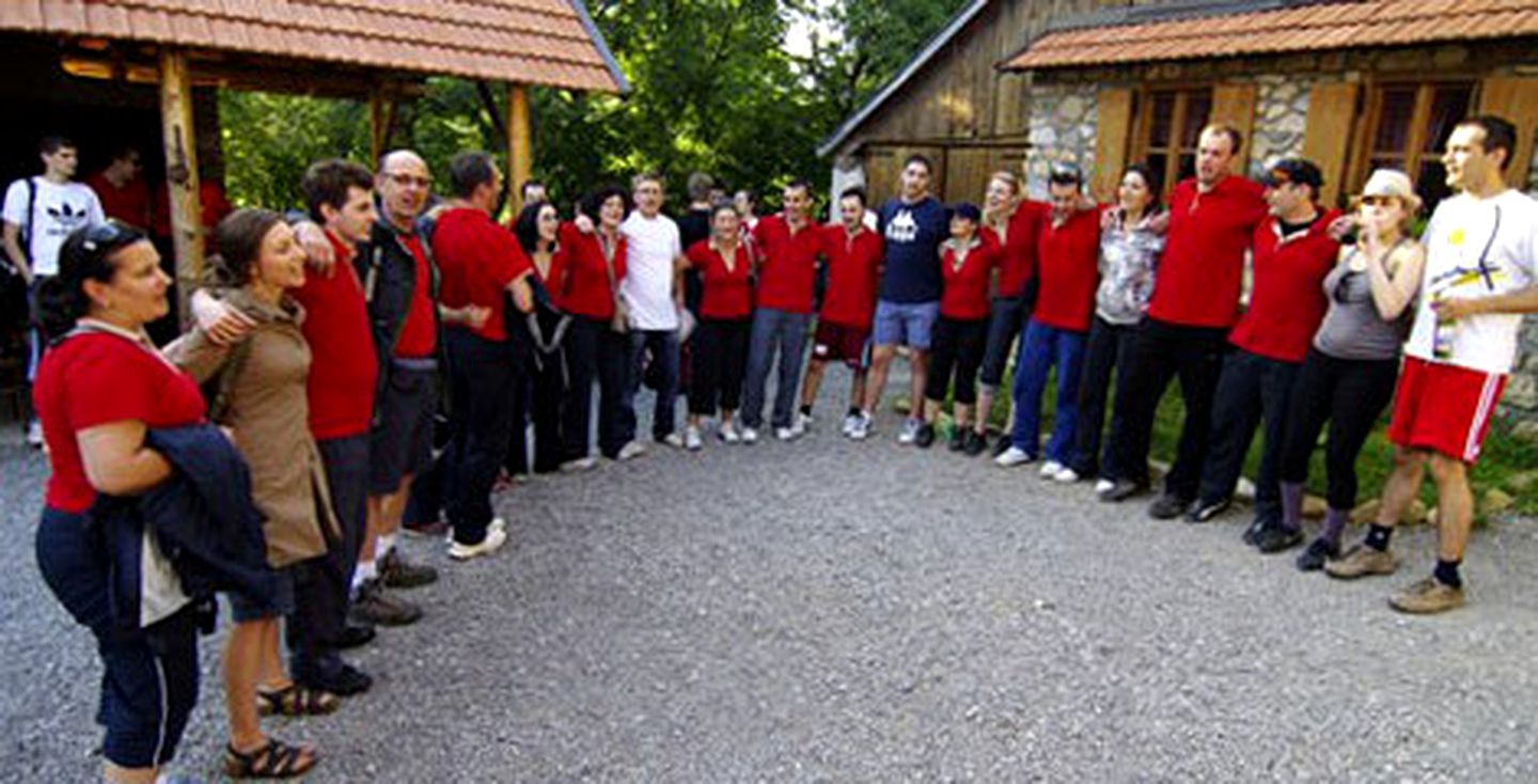 Wooden Huts at Foot of Mount Velebit, Croatia