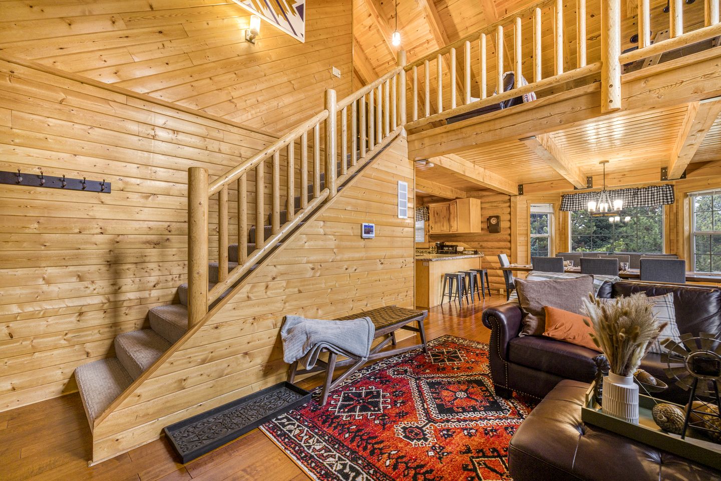 Wooden Spacious Cabin with Jacuzzi, Game Space and Fire Pit in Idaho