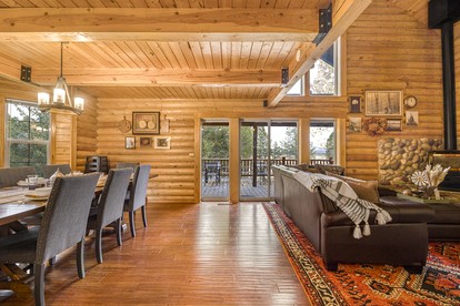 Wooden Spacious Cabin with Jacuzzi, Game Space and Fire Pit in Idaho photo 5