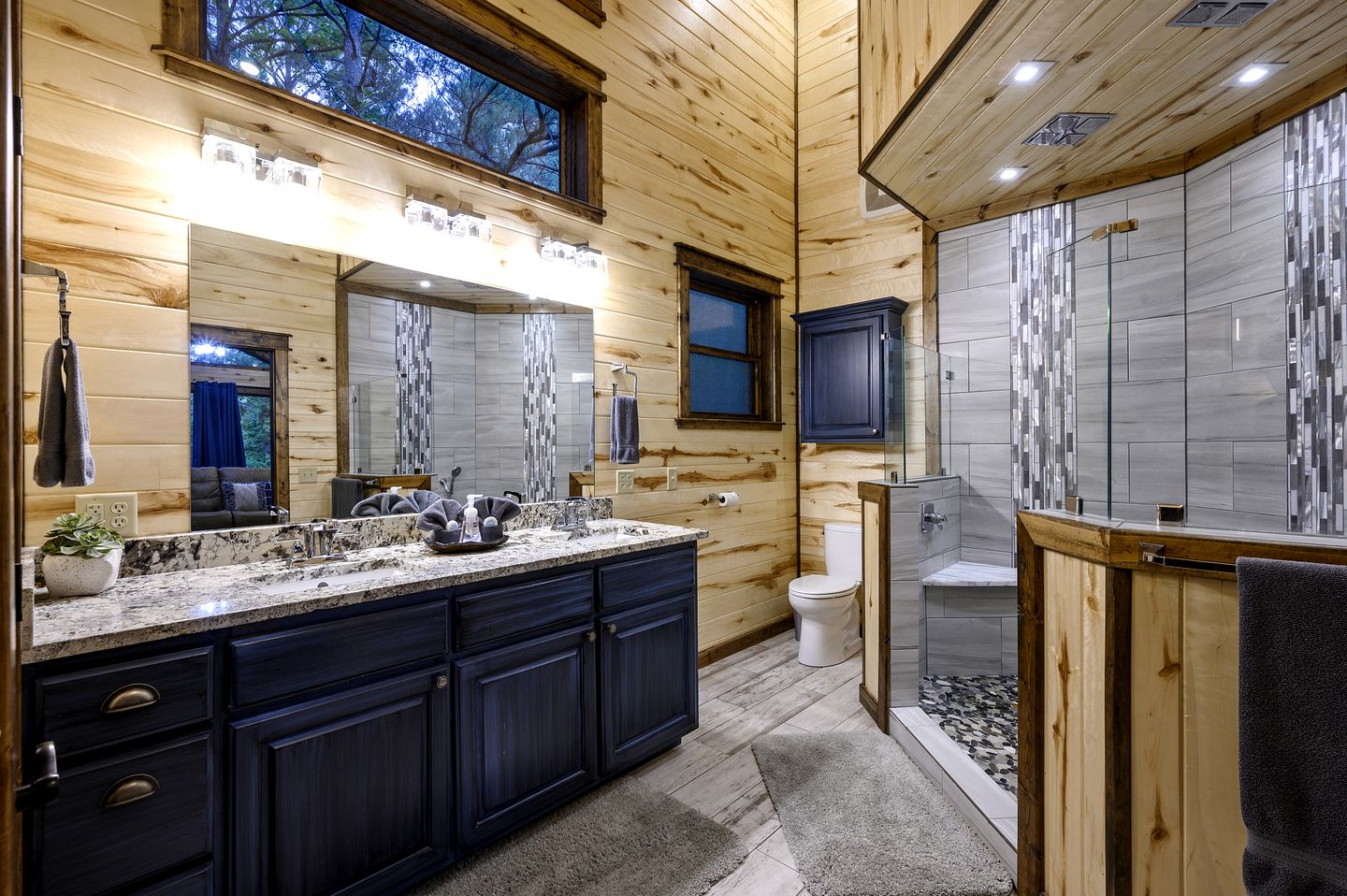 Modern Two-Story Cabin with Hot Tub, Game Loft & Fire Pit in Southeast Oklahoma