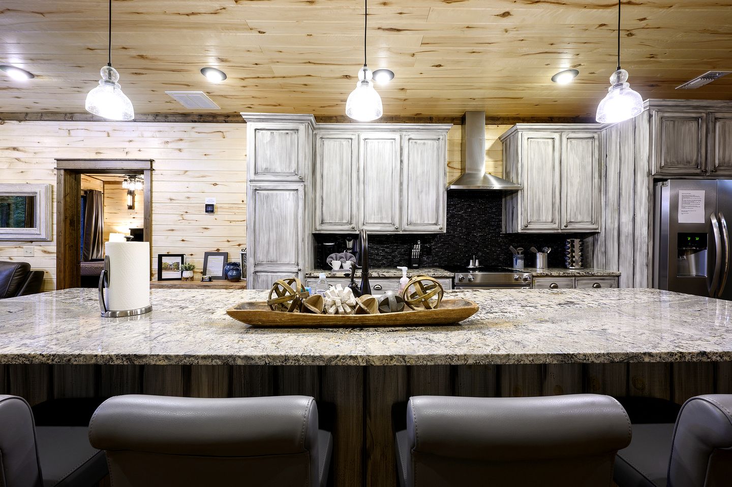 Modern Two-Story Cabin with Hot Tub, Game Loft & Fire Pit in Southeast Oklahoma