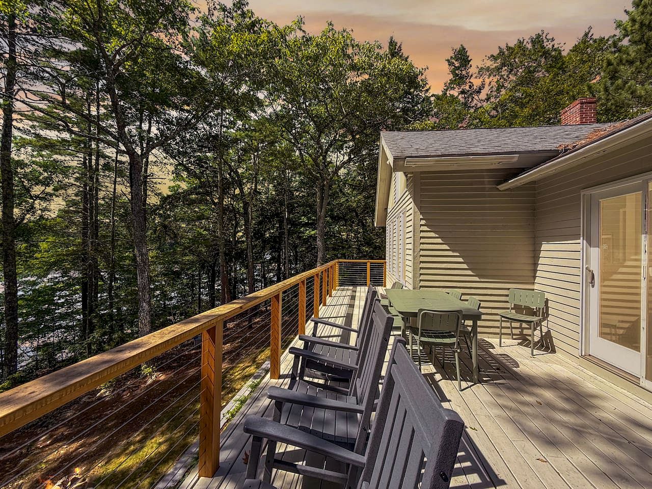 Enchanting Lakefront Cabin Retreat with Hot Tub and Fire Pit on Sebago Lake in Maine