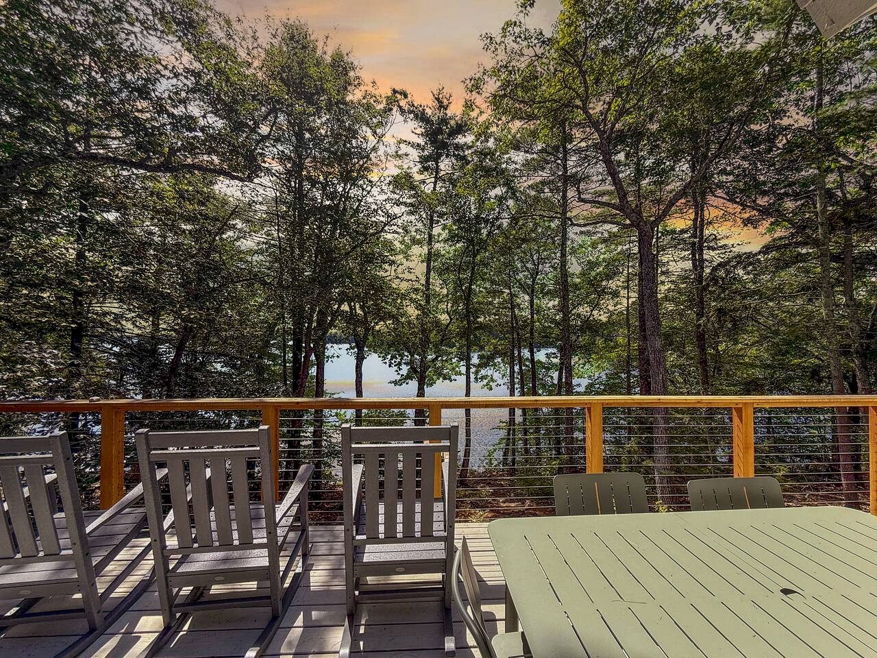 Enchanting Lakefront Cabin Retreat with Hot Tub and Fire Pit on Sebago Lake in Maine