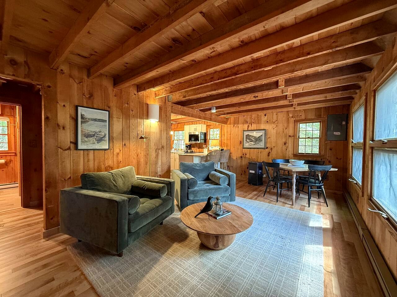 Enchanting Lakefront Cabin Retreat with Hot Tub and Fire Pit on Sebago Lake in Maine