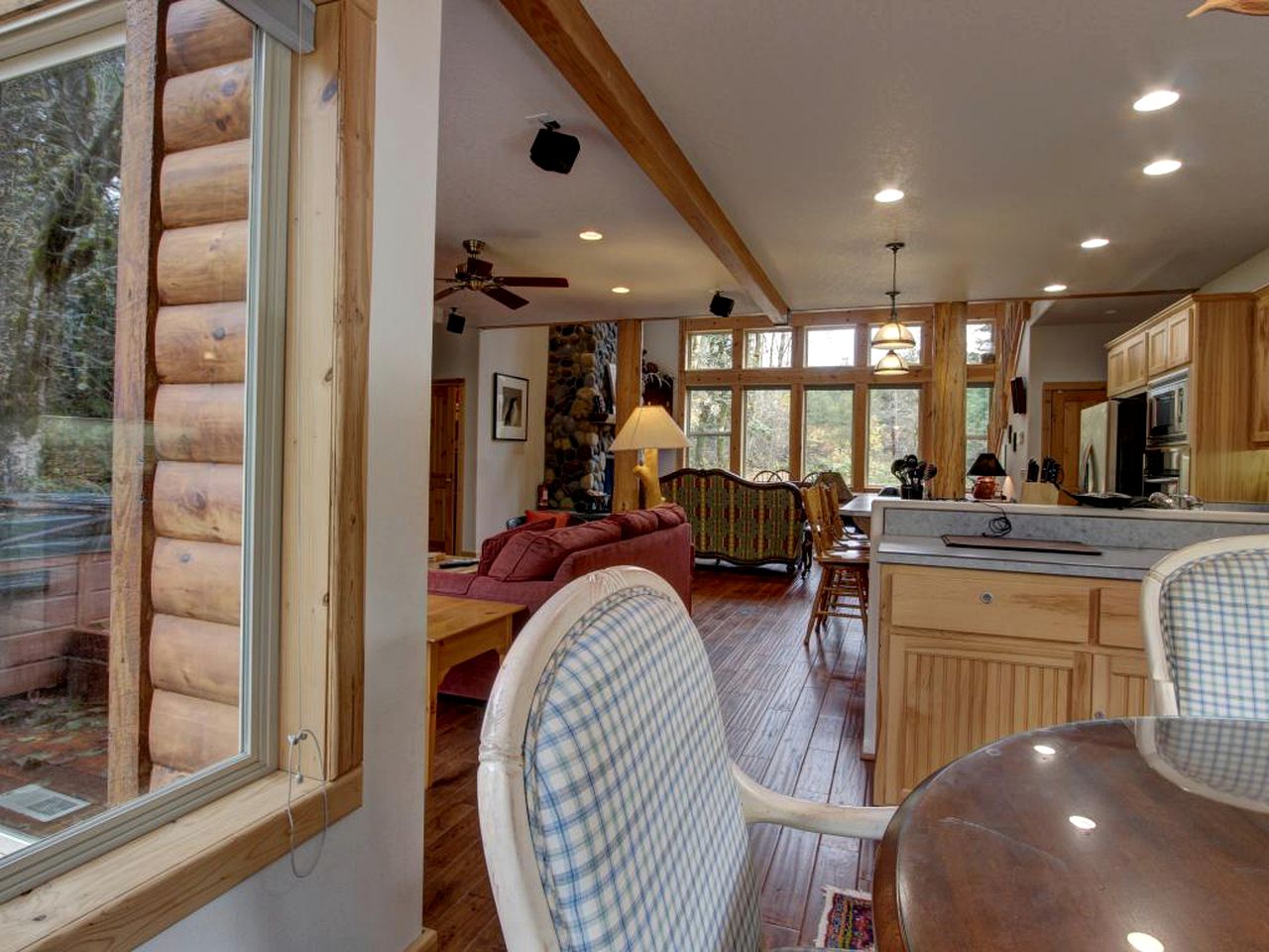 Log Cabin on Clear Creek, Oregon
