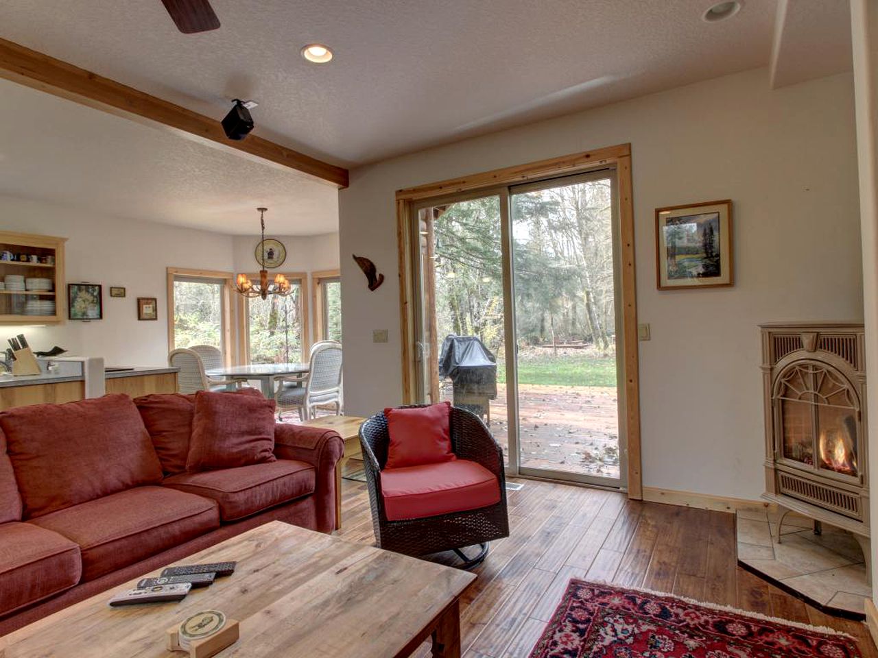 Log Cabin on Clear Creek, Oregon