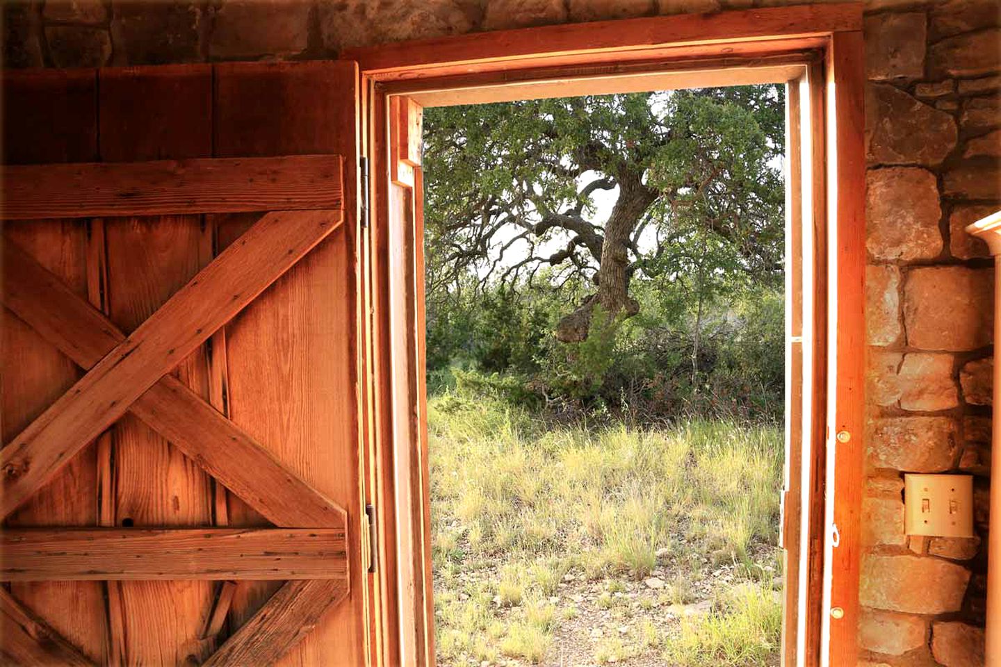 Unique 360-Degree Views of Texas Hill Country at Circular Stone Cottage Rental