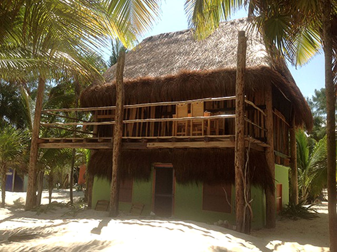 Beach Hut in the Sian Ka'an Reserve, Mexico