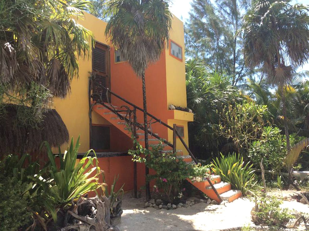 Cottage Rental on the Beach near Tulum, Mexico