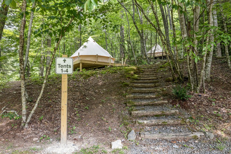 Yak Eco Camp Site 1, Bell Tents, Rosman, United States of America