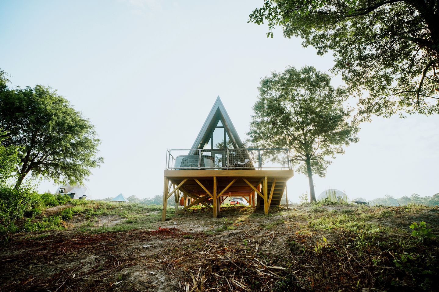 Intimate A-Frame Cabin for a Romantic Retreat in Cedar Bluff, Alabama