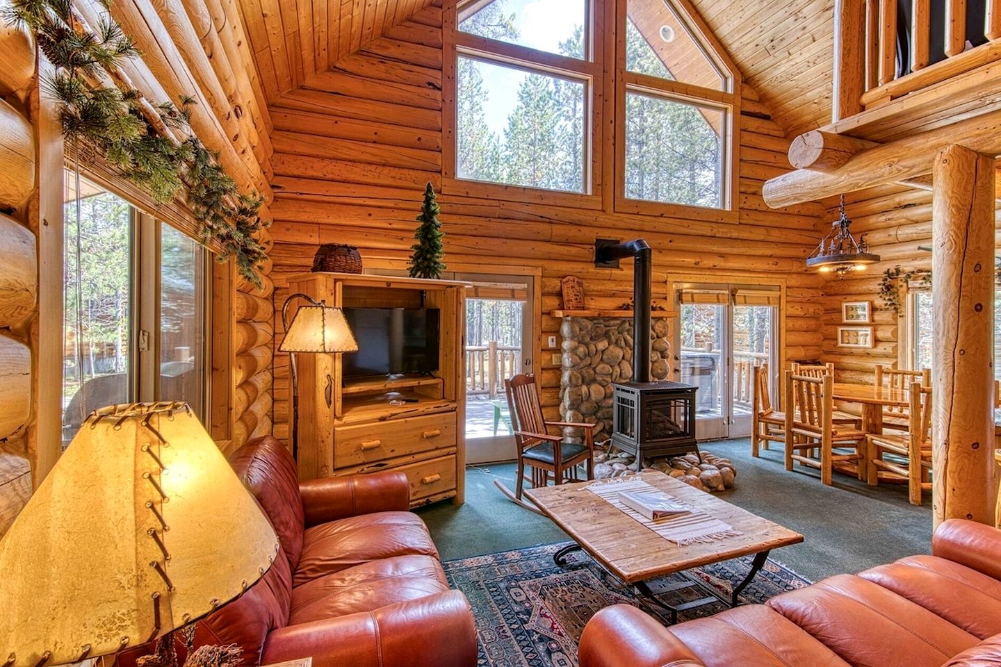 Luxurious Forest Cabin with Hot Tub and Game Room Near Outdoor Adventures in Island Park, Idaho