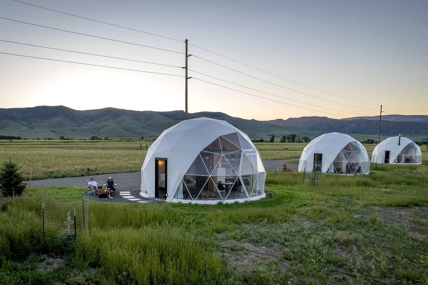 Montana Luxury Dome Stay with Panoramic Views Near Yellowstone National Park