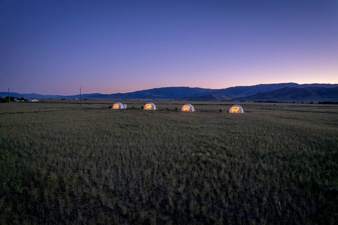Montana Luxury Dome Stay with Panoramic Views Near Yellowstone National Park