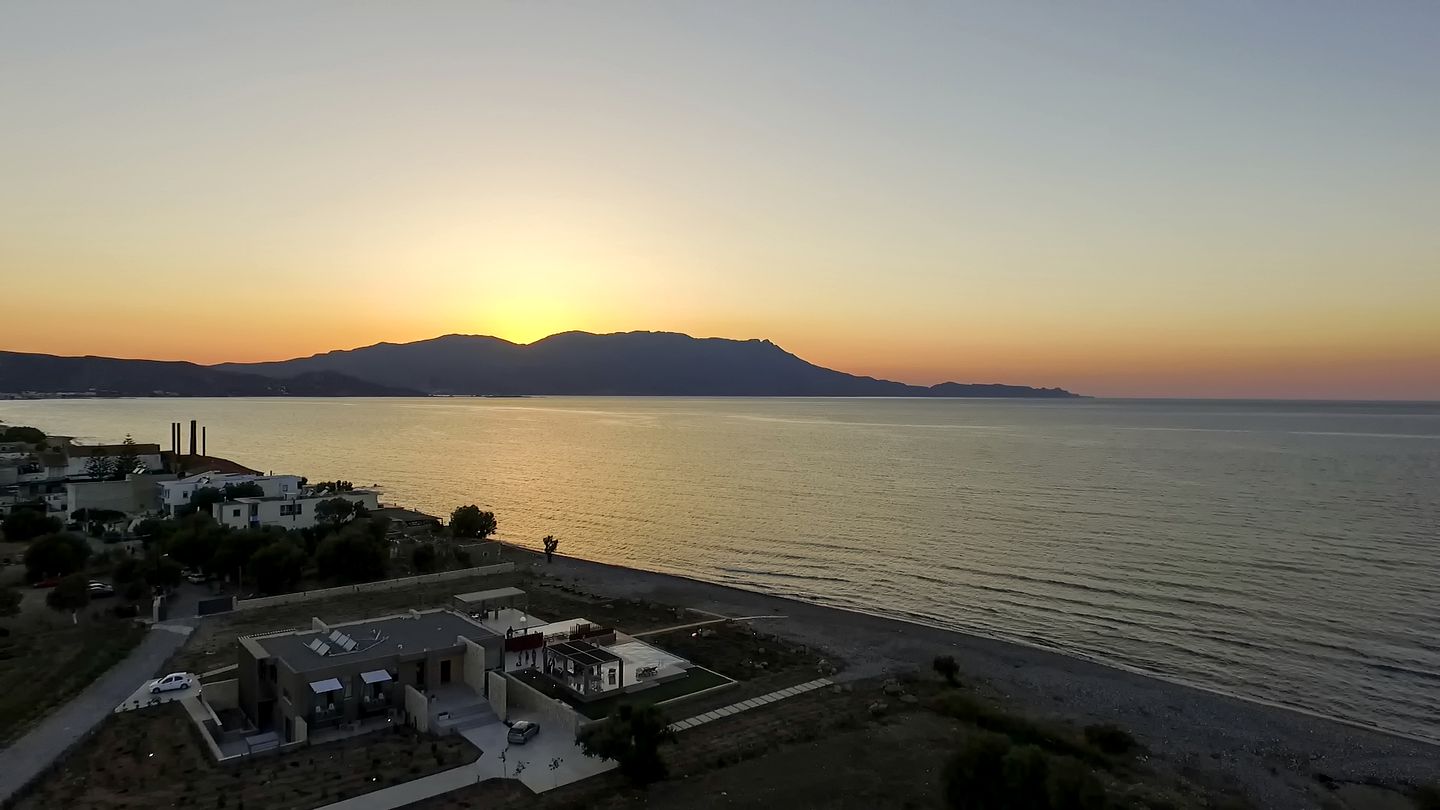 Beachfront Villa with an Infinity Pool for a Greek Getaway in Kissamos, Crete