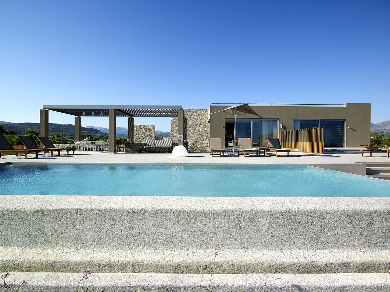 Beachfront Villa with an Infinity Pool for a Greek Getaway in Kissamos, Crete