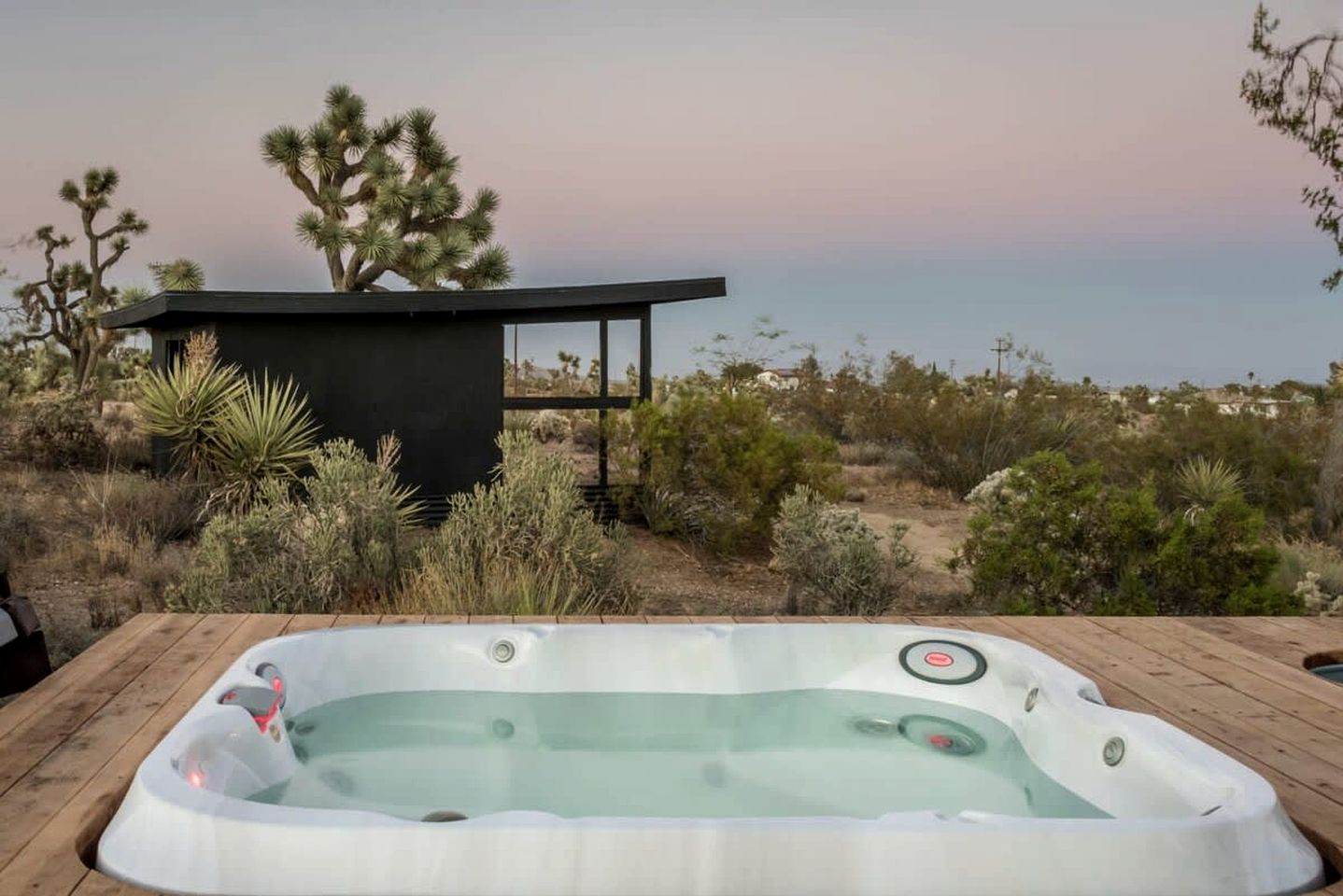 Joshua Tree Glamping Oasis with Outdoor Shower and Private Hot Tub, near Palm Springs, California