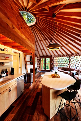 Yurts (United States of America, Carson, Washington)