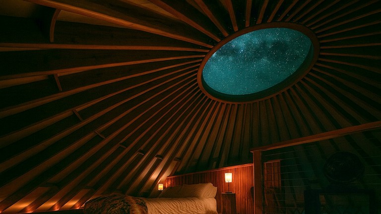 Yurts (United States of America, Carson, Washington)