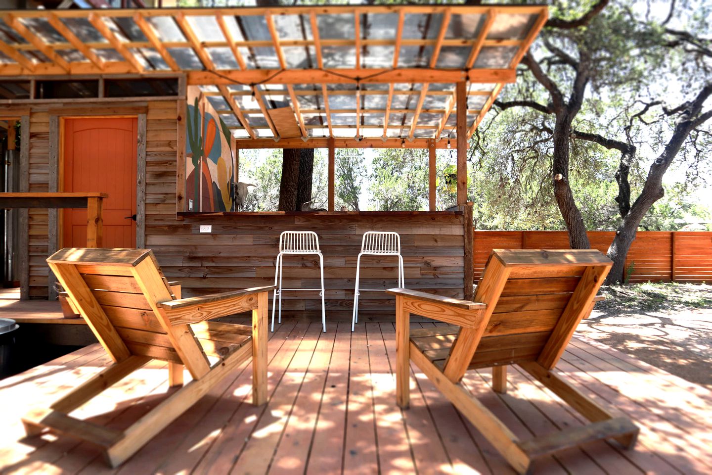 Colorful and Fully Equipped Yurt by Lake Travis For an Unforgettable Lakeway Glamping Escape, Texas