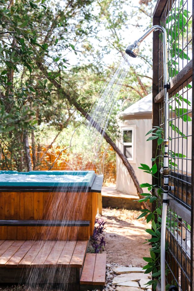 Colorful and Fully Equipped Yurt by Lake Travis For an Unforgettable Lakeway Glamping Escape, Texas