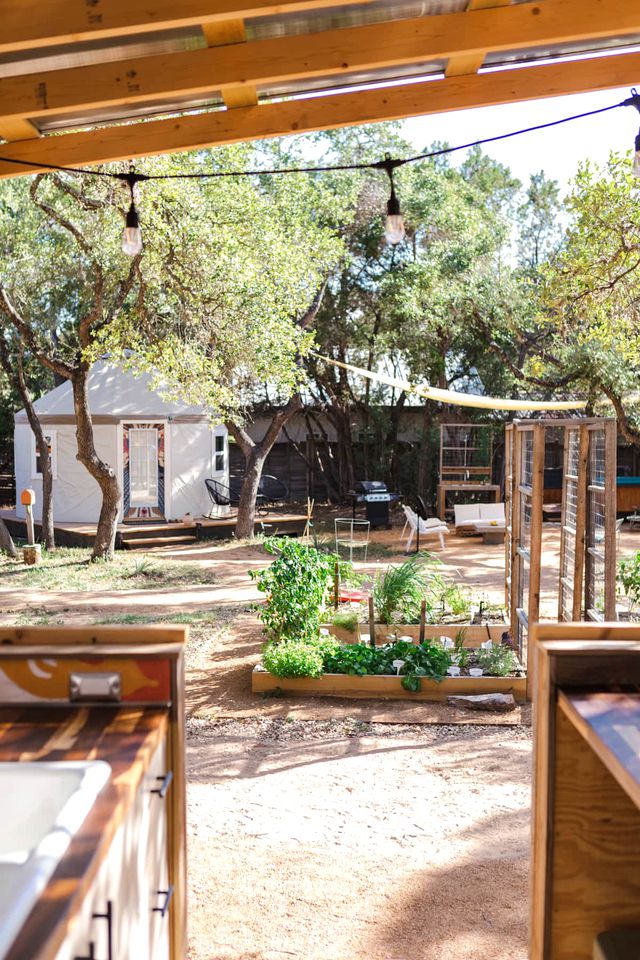 Colorful and Fully Equipped Yurt by Lake Travis For an Unforgettable Lakeway Glamping Escape, Texas