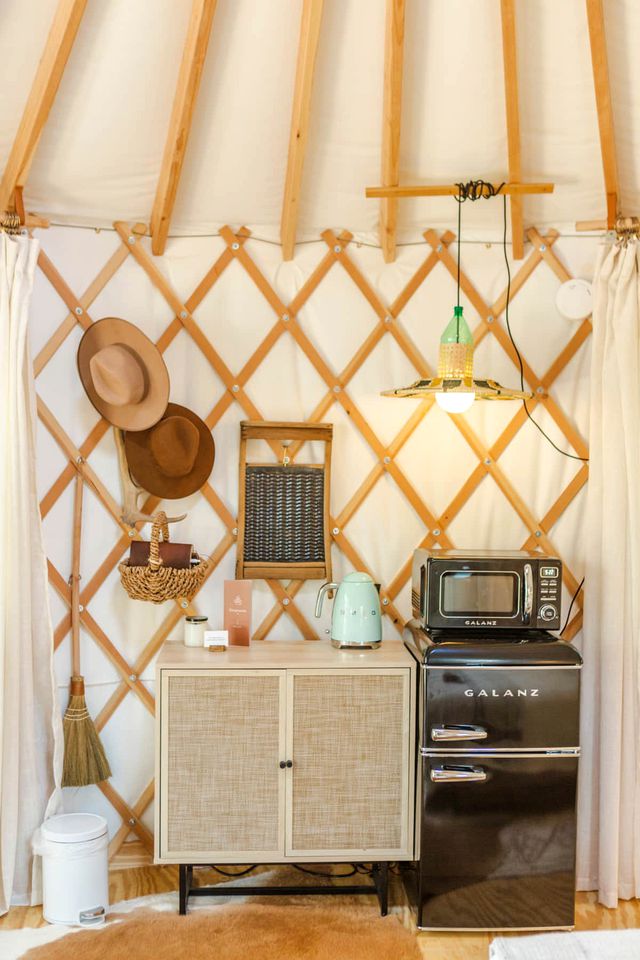 Colorful and Fully Equipped Yurt by Lake Travis For an Unforgettable Lakeway Glamping Escape, Texas