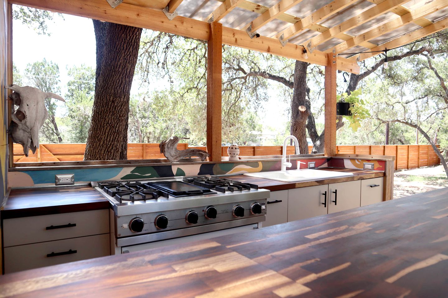 The Macaw Yurt in Lakeway, TX