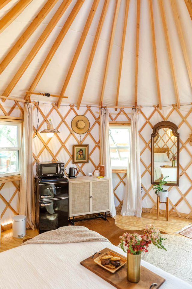 The Macaw Yurt in Lakeway, TX