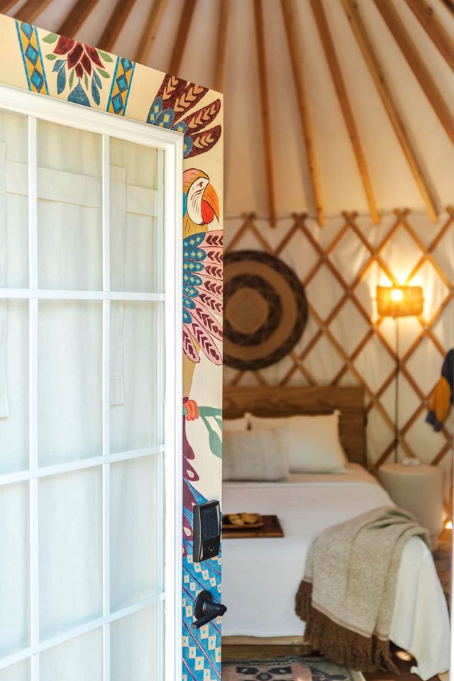 The Macaw Yurt in Lakeway, TX