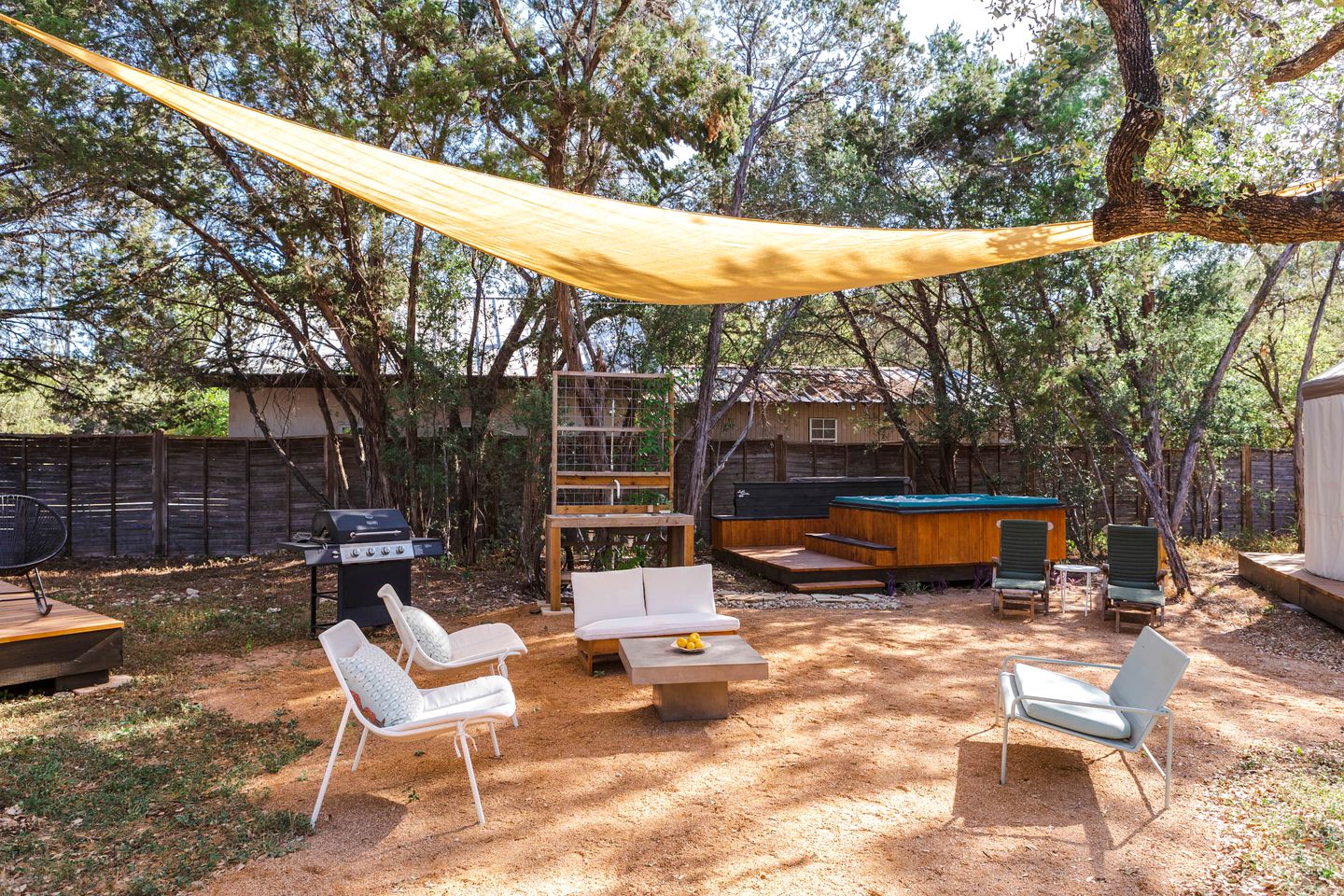 The Macaw Yurt in Lakeway, TX