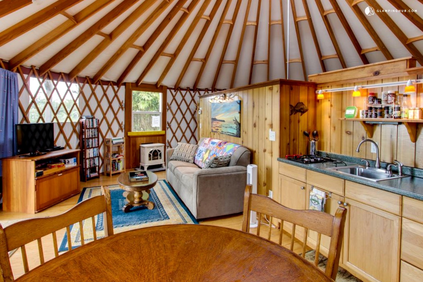 Yurt Rental in Tillamook, Oregon