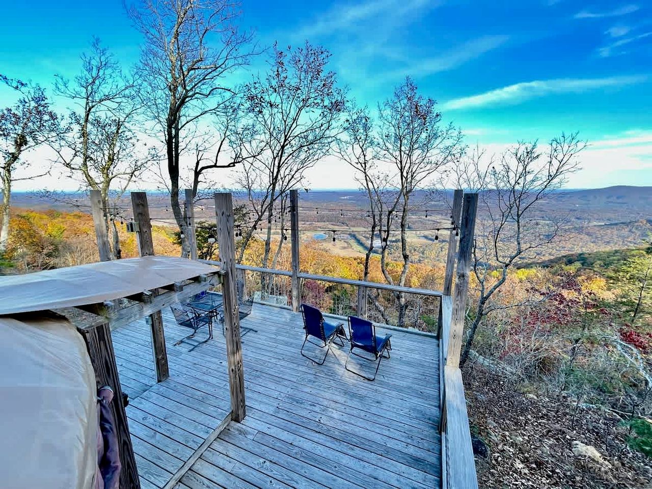 Mountaintop Luxury Yurt Rental for Georgia Glamping