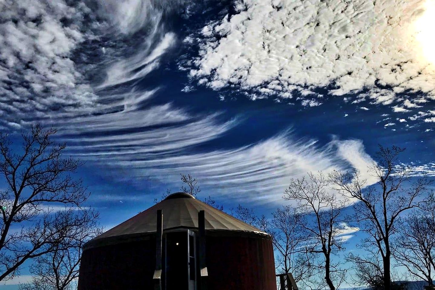 Mountaintop Luxury Yurt Rental for Georgia Glamping