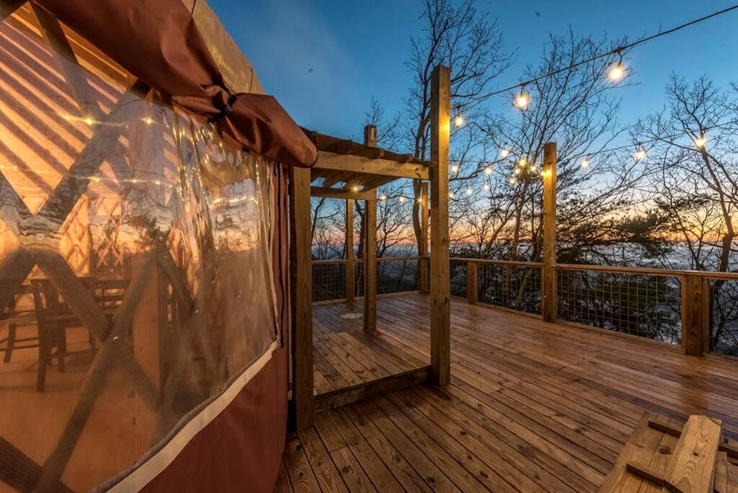 Lookout Mountain Yurt Rental for a Glamping Nature Escape