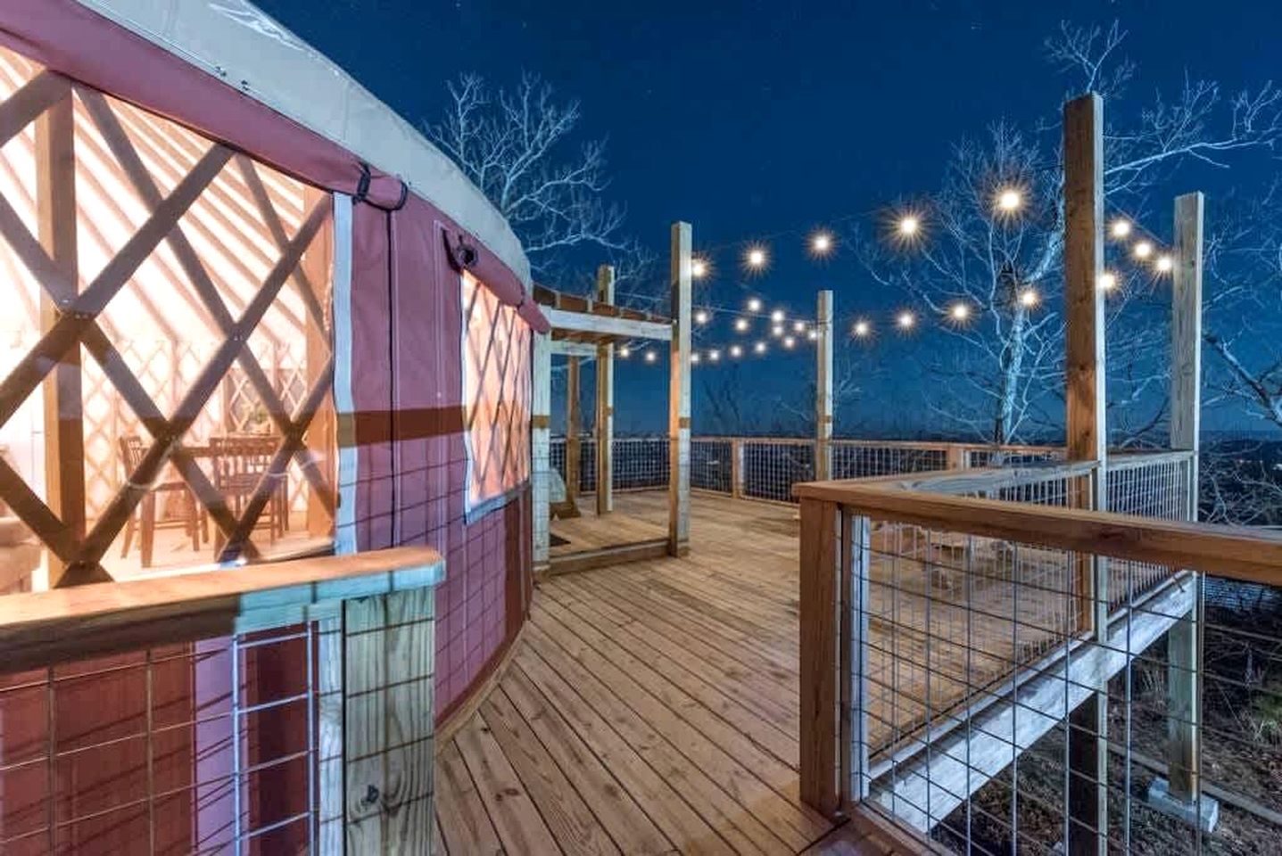 Lookout Mountain Yurt Rental for a Glamping Nature Escape