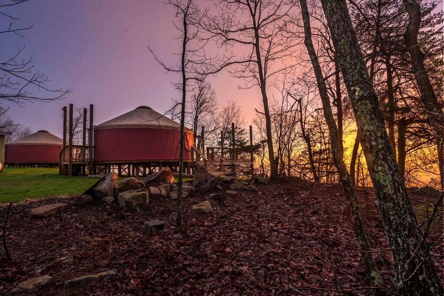 Lookout Mountain Yurt Rental for a Glamping Nature Escape